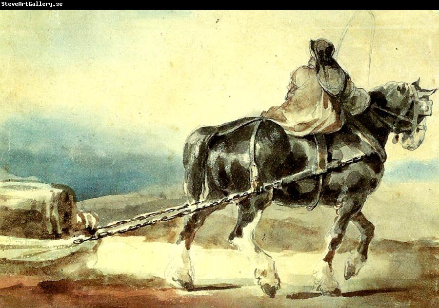 charles emile callande le cheval de halage